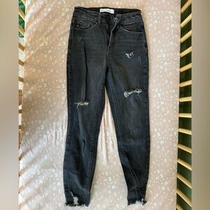 KanCan Black Distressed Skinny Jeans